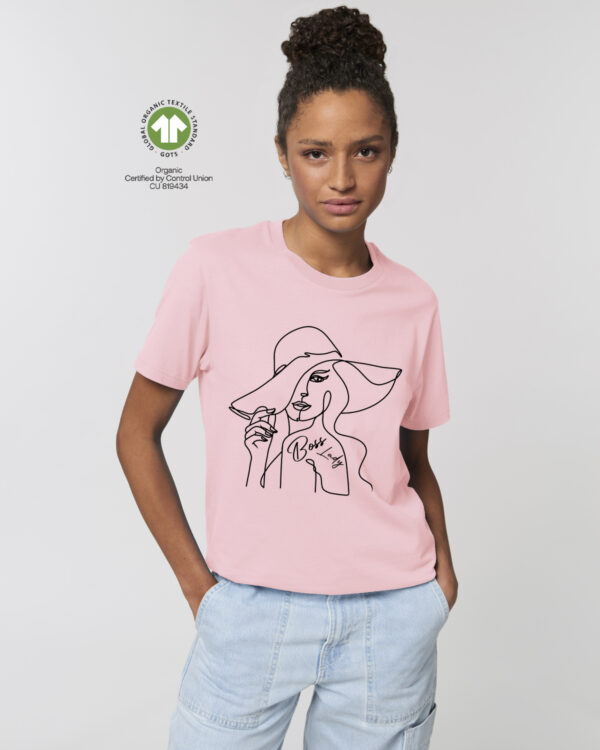 Дамска тениска с WOMEN FACE ART LINE BOSS LADY - Image 2