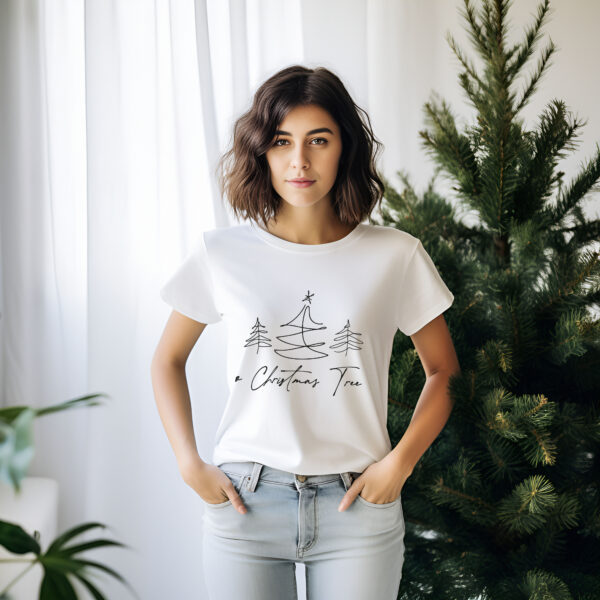 Дамска коледна тениска с Christmas Tree