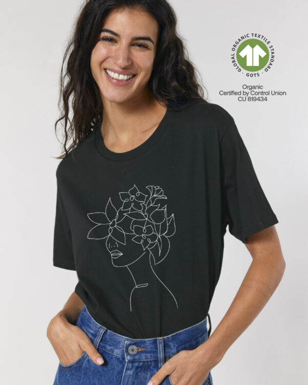 Дамска тениска с WOMEN FACE ART LINE - Image 2
