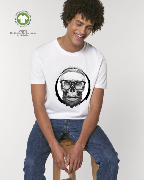 Мъжка тениска с HIPSTER SKULL
