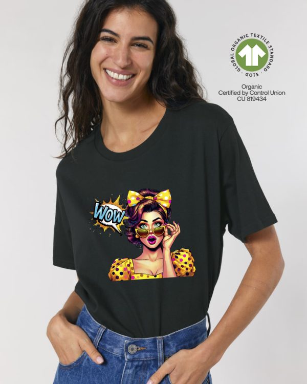 Унисекс тениска WOW - Image 2
