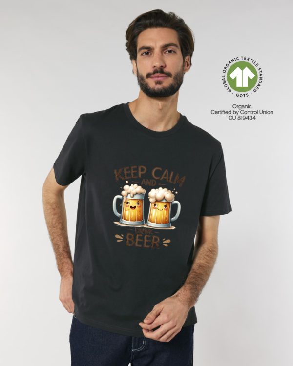 Мъжка тениска KEEP CALM AND DRINK BEER - Image 3