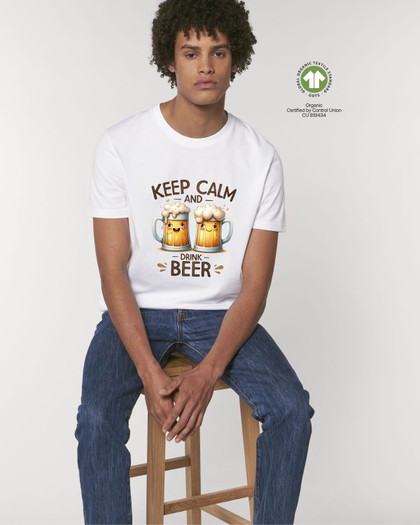 Мъжка тениска KEEP CALM AND DRINK BEER - Image 2