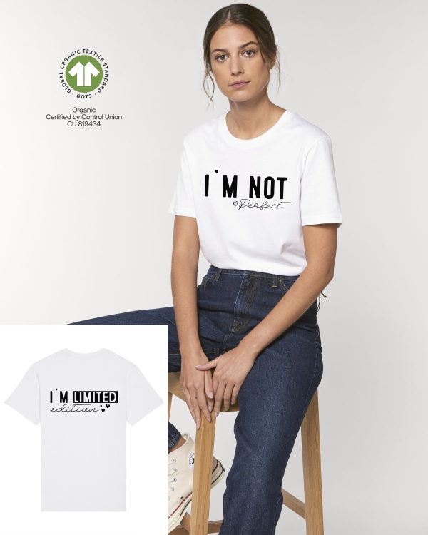 Унисекс тениска I'M NOT PERFECT I'M LIMITED EDITION