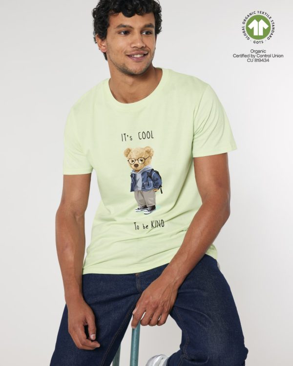 Тениска с мече IT'S COOL TO BE KIND - Image 5