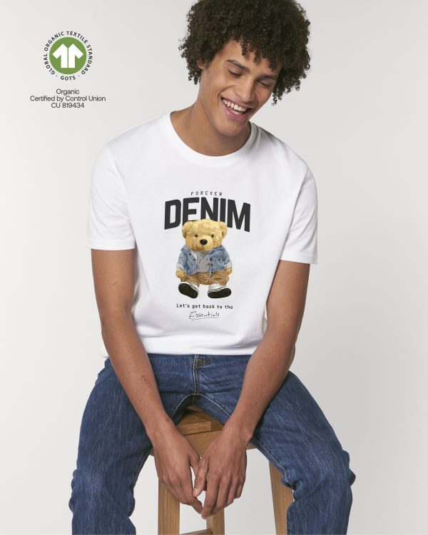 Мъжка Тениска с мече FOREVER DENIM