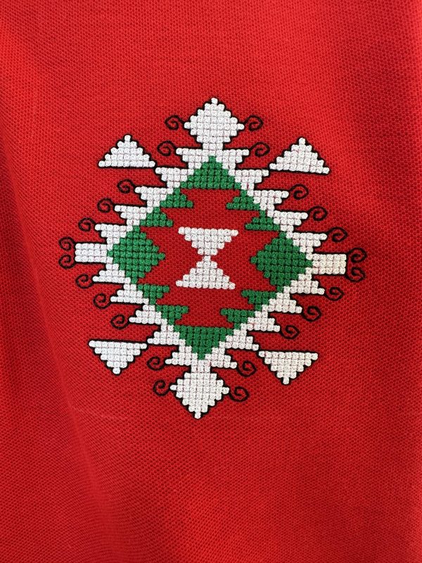 Дамска тениска поло пике с бродирана ШЕВИЦА 149 - Image 3