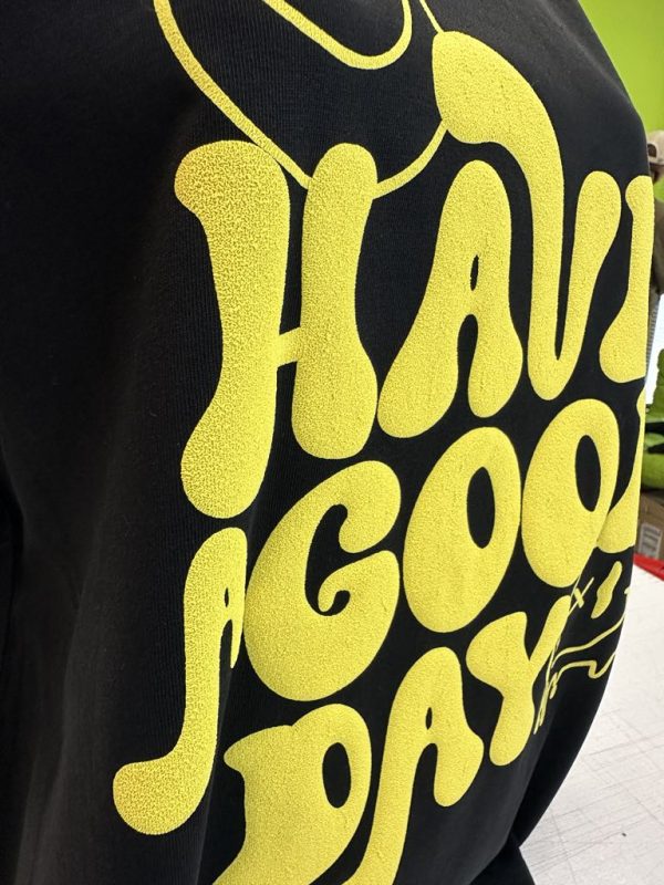 OVERSIZED тениска с надпис HAVE A GOOD DAY - Image 2