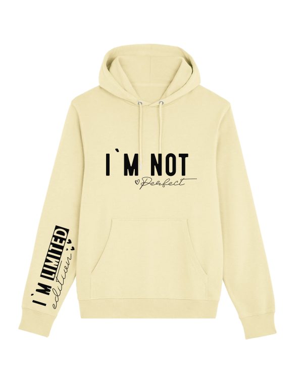 Суичър тип-кенгуру I'M NOT PERFECT, I'M LIMITED EDITION