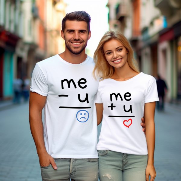 Забавни Тениски за двойки ME - U