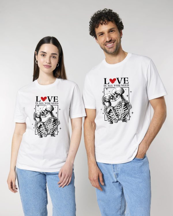 Тениски за двойки LOVE IS ALL YOU NEEDED - Image 2