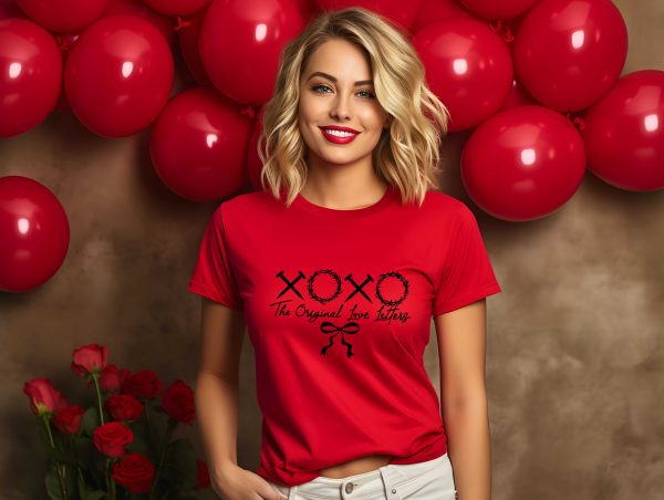 Дамска тениска XO XO The Original Love Letters - Image 3