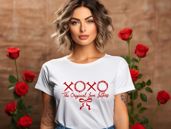 Дамска тениска XO XO The Original Love Letters - Image 2