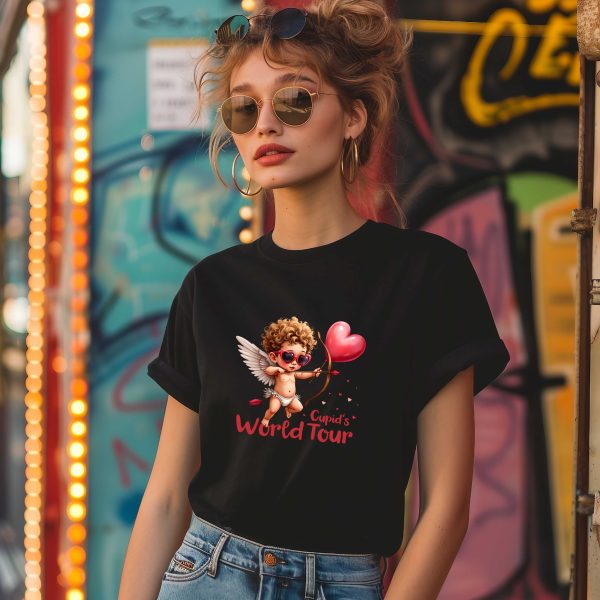 Забавна Дамска Тениска CUPID'S WORLD TOUR