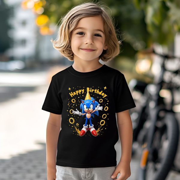 Детска тениска с SONIC HAPPY BIRTHDAY 3