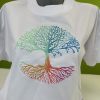 OVERSIZED тениска с МНОГОЦВЕТНА бродерия ДЪРВО - Image 6