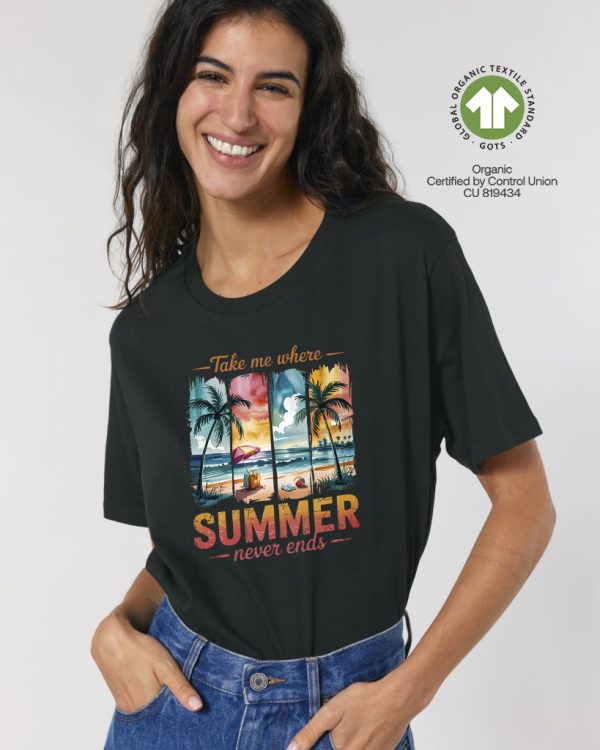 Тениска с take me where SUMMER never end