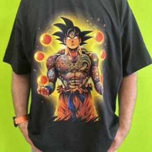 OVERSIZED тениска с аниме герои 02