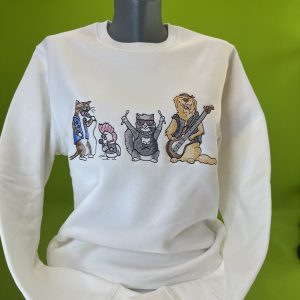 Унисекс ватирана блуза с бродерия МУЗИКАНТИ