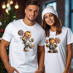 Коледни тениски със забавни БИСКВИТКИ