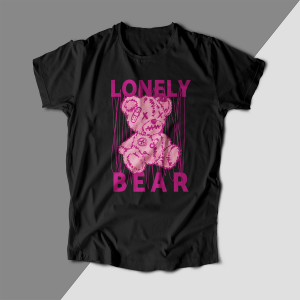 Аниме тениска TEDDY - Lonely Bear