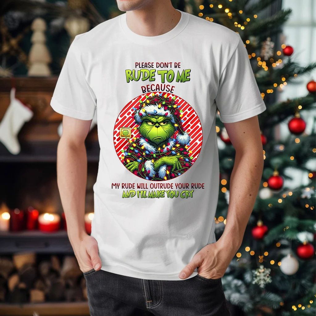 Коледна тениска с GRINCH