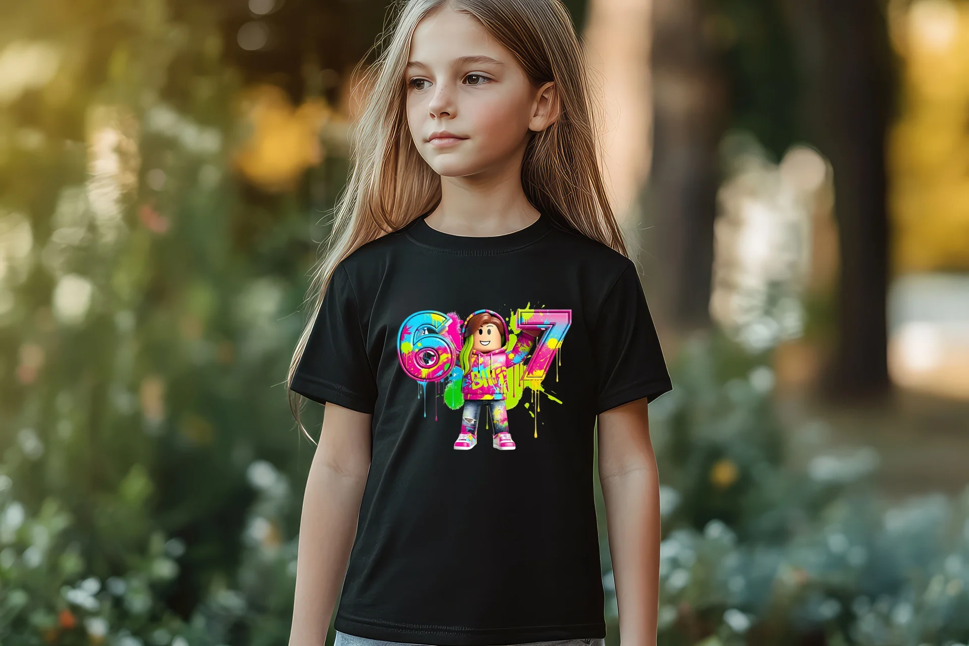 Детска тениска с 6 7