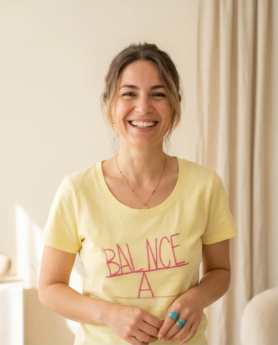 Дамска Тениска с бродерия BALANCE